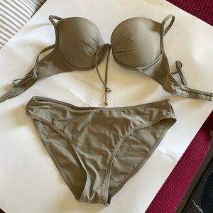 Taupe bikini set